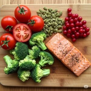 Tabela comparativa com alimentos bons e ruins para a saúde da próstata