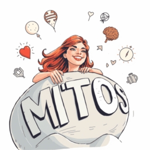 Ilustração representando a quebra de mitos sobre creatina para mulheres
